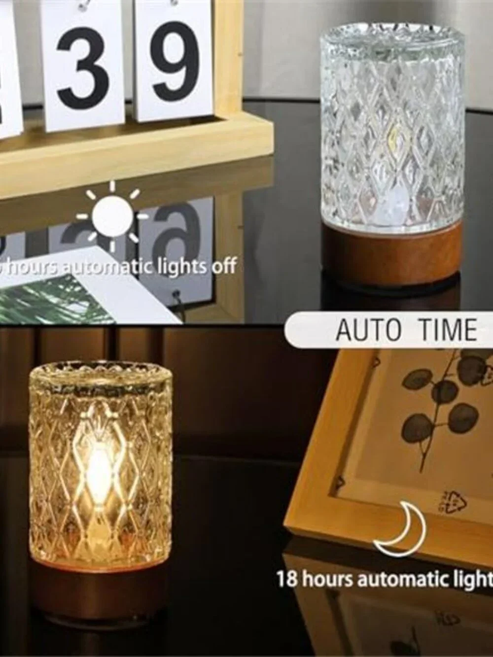 Battery Operated Light with Timer,Adult Night Lights for Bedroom, Mini Lamp